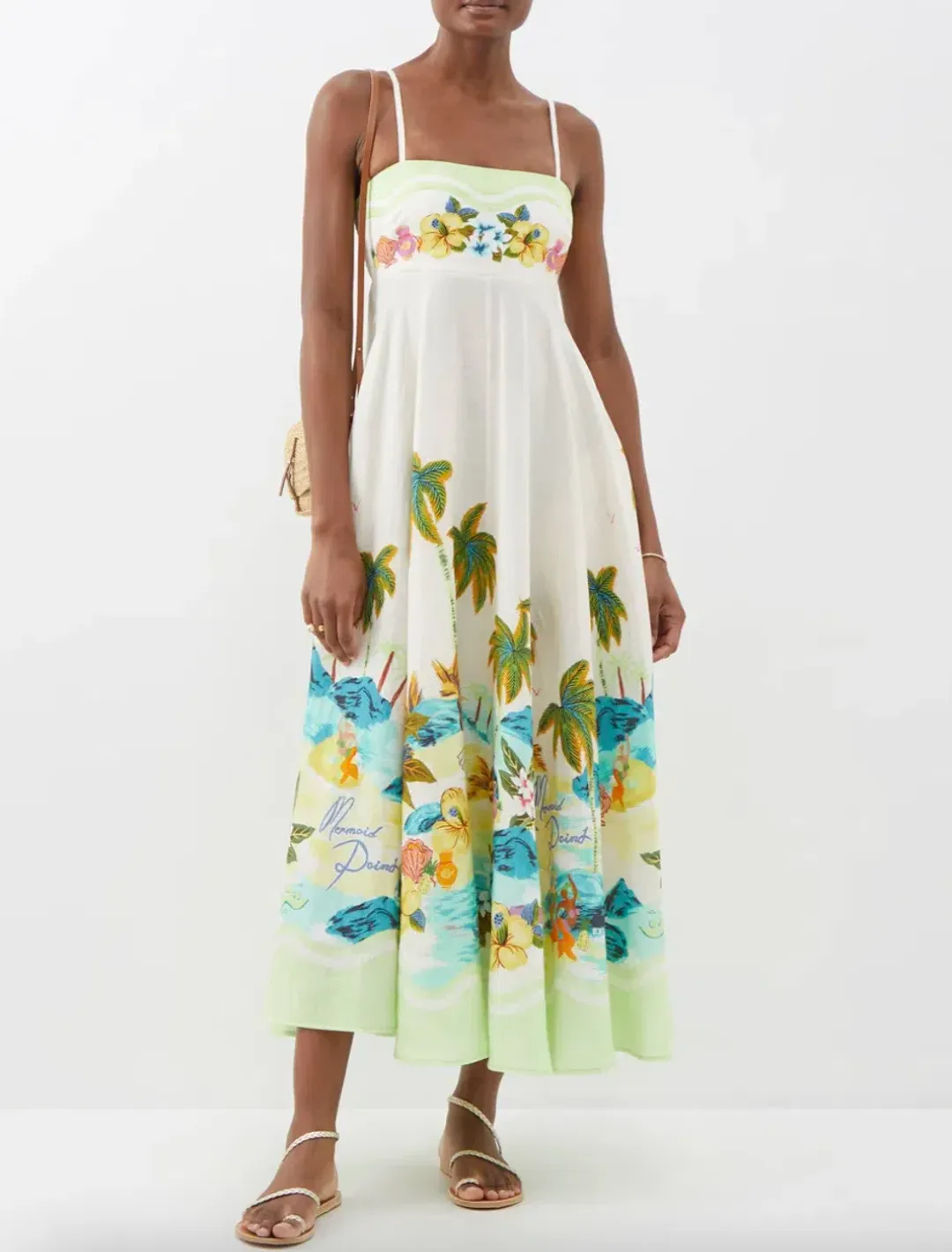 Alemais Mermaid Point Sundress Print Size AU 6 for rent on The Volte - main image