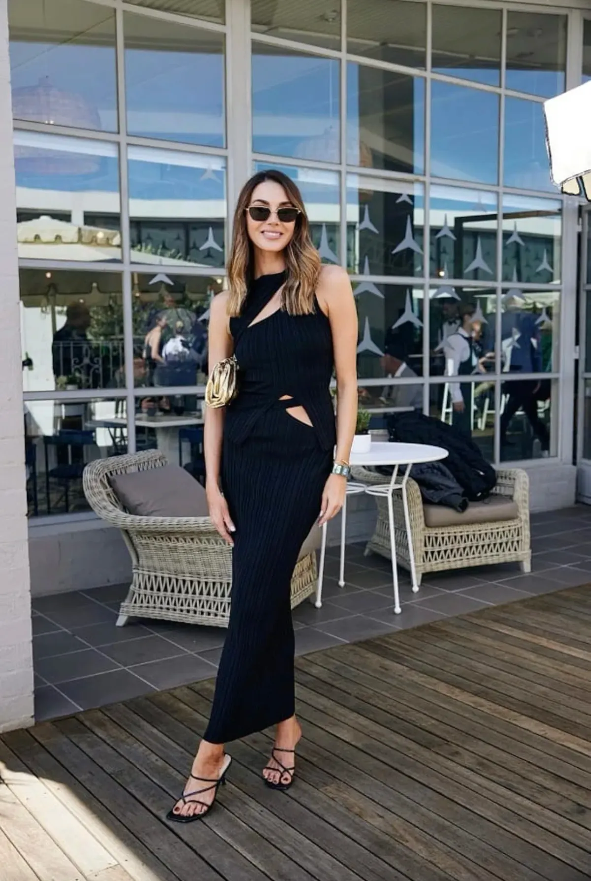 Henne Romee Knit Set in Black Size AU 6 - Image 4