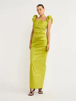 Rachel Gilbert Kalina Gown In Green Size AU 6 for rent on The Volte - image 1