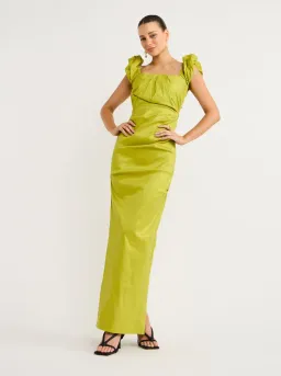 Rachel Gilbert Kalina Gown In Green Size AU 6 for rent on The Volte - image 2