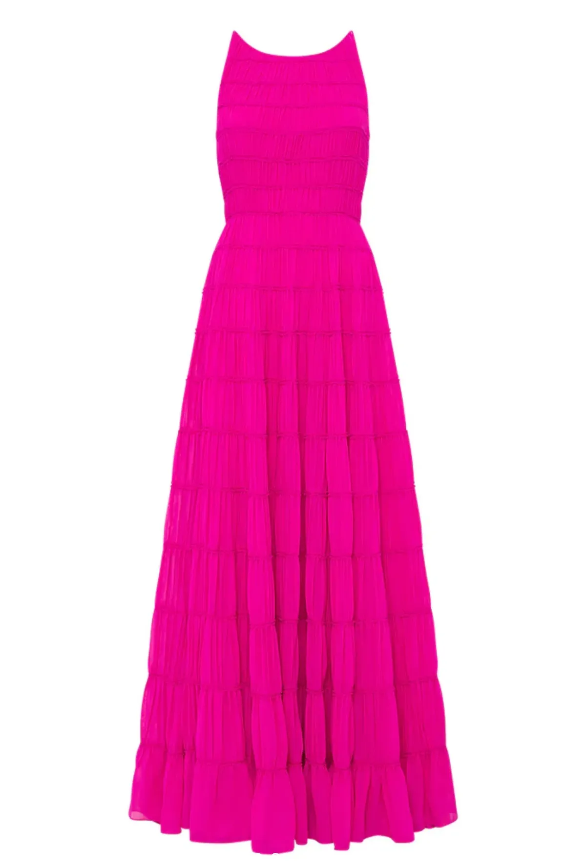 Aje Rosewood Ruched Gown Magenta Size 14 - Image 3