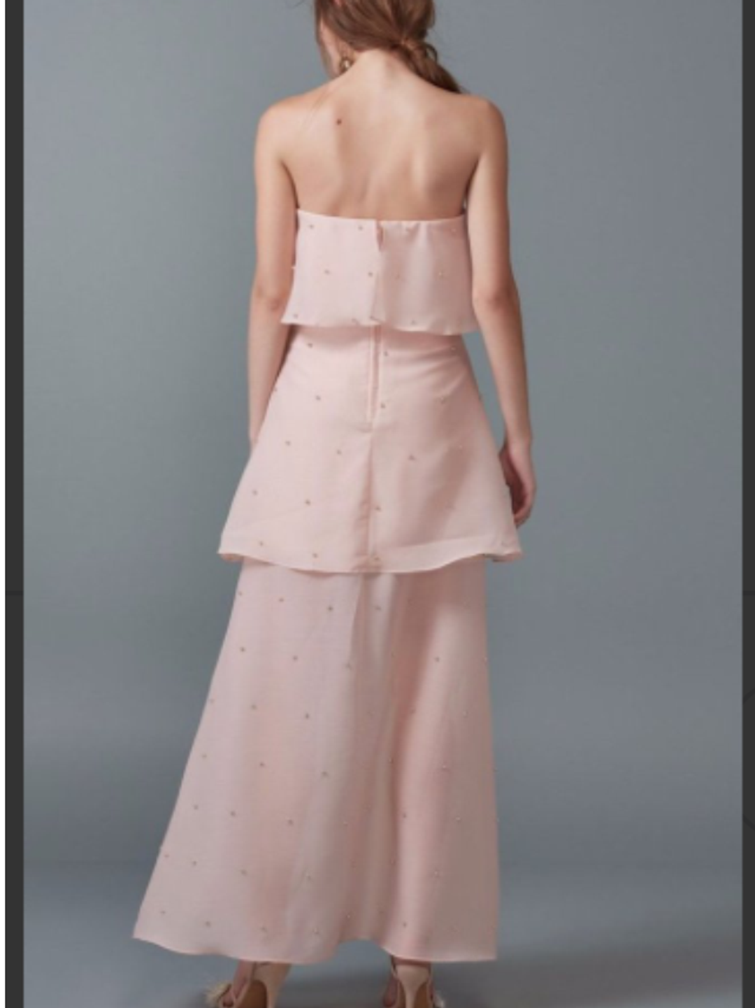 Keepsake call me gown - blush for rent on The Volte - main image