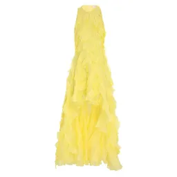 Zimmermann Wonderland Ruffle Gown Yellow Size 1 / AU 10 for rent on The Volte - image 4