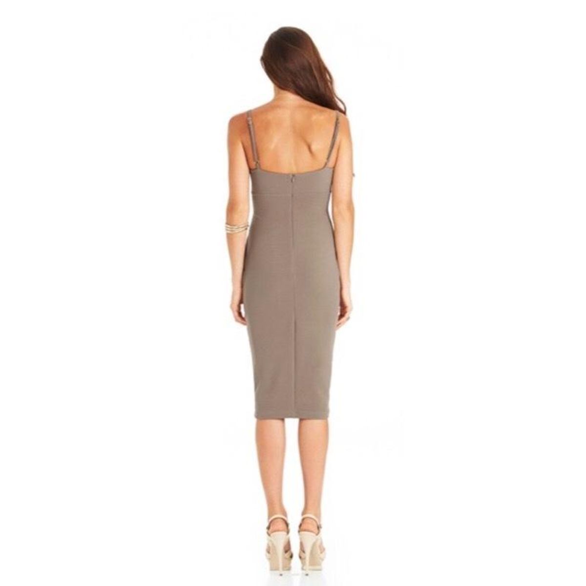 Love Nookie Heidi Bodycon Bustier Dress Brown Size 6 - Image 2