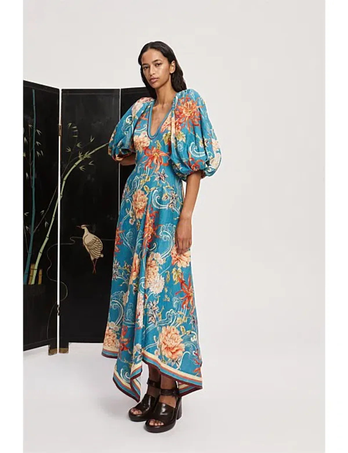 Alemais Fletcher Midi Dress Size 8 - Image 3