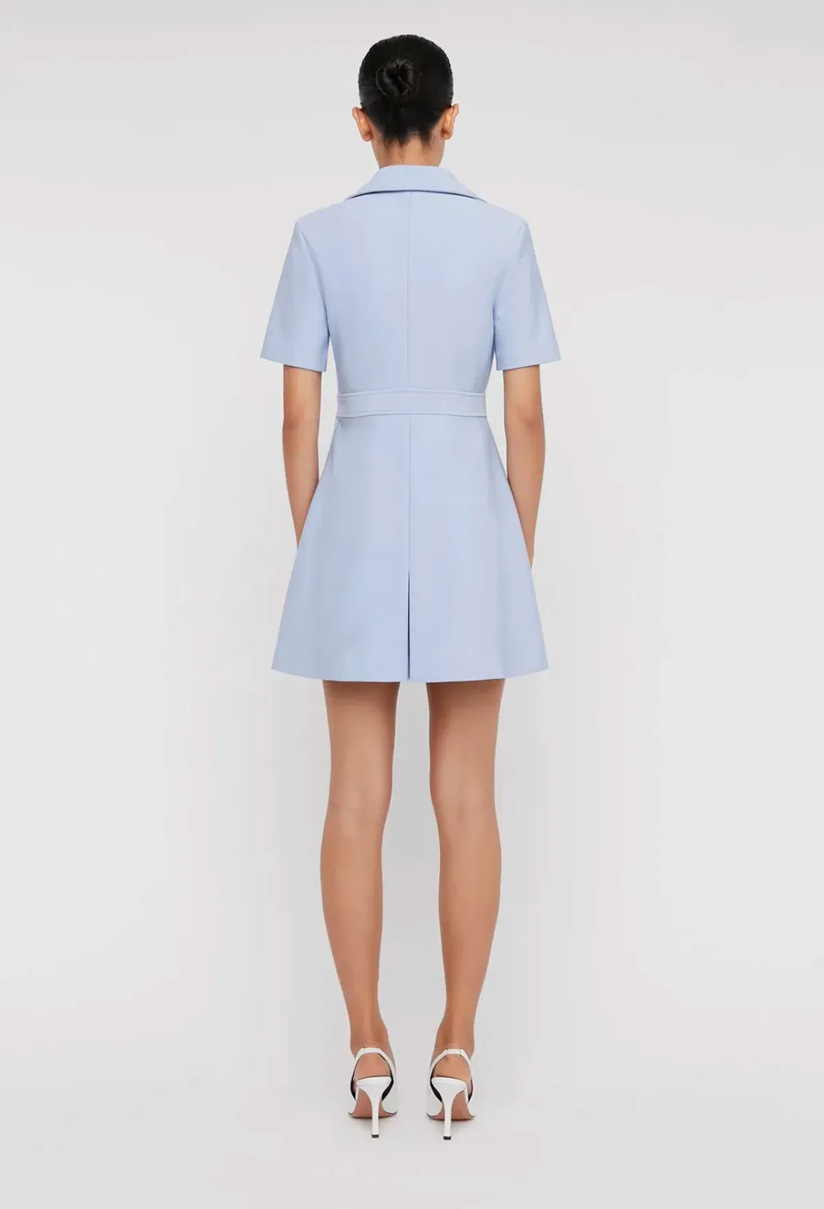 Scanlan Theodore Italian Milano Dress Blue Size AU 6 - Image 3