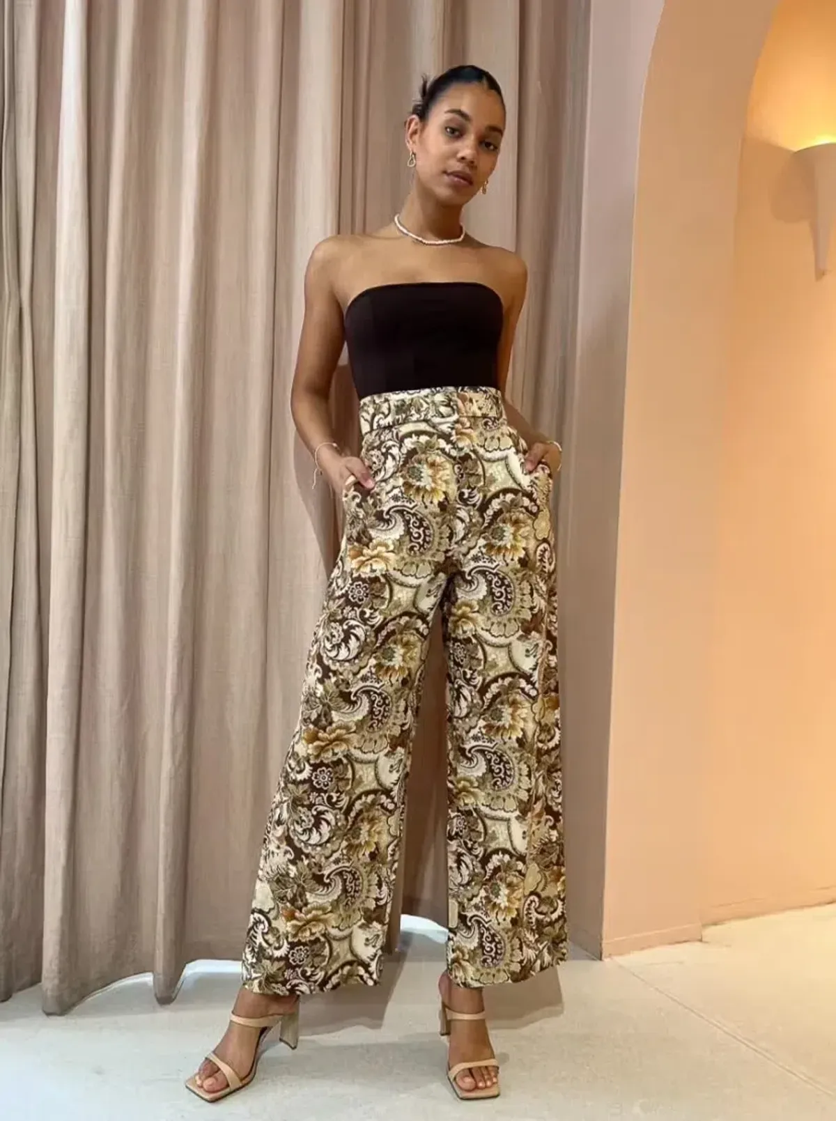 Alemais Phillipa Pant Print Size AU 10 - Image 7