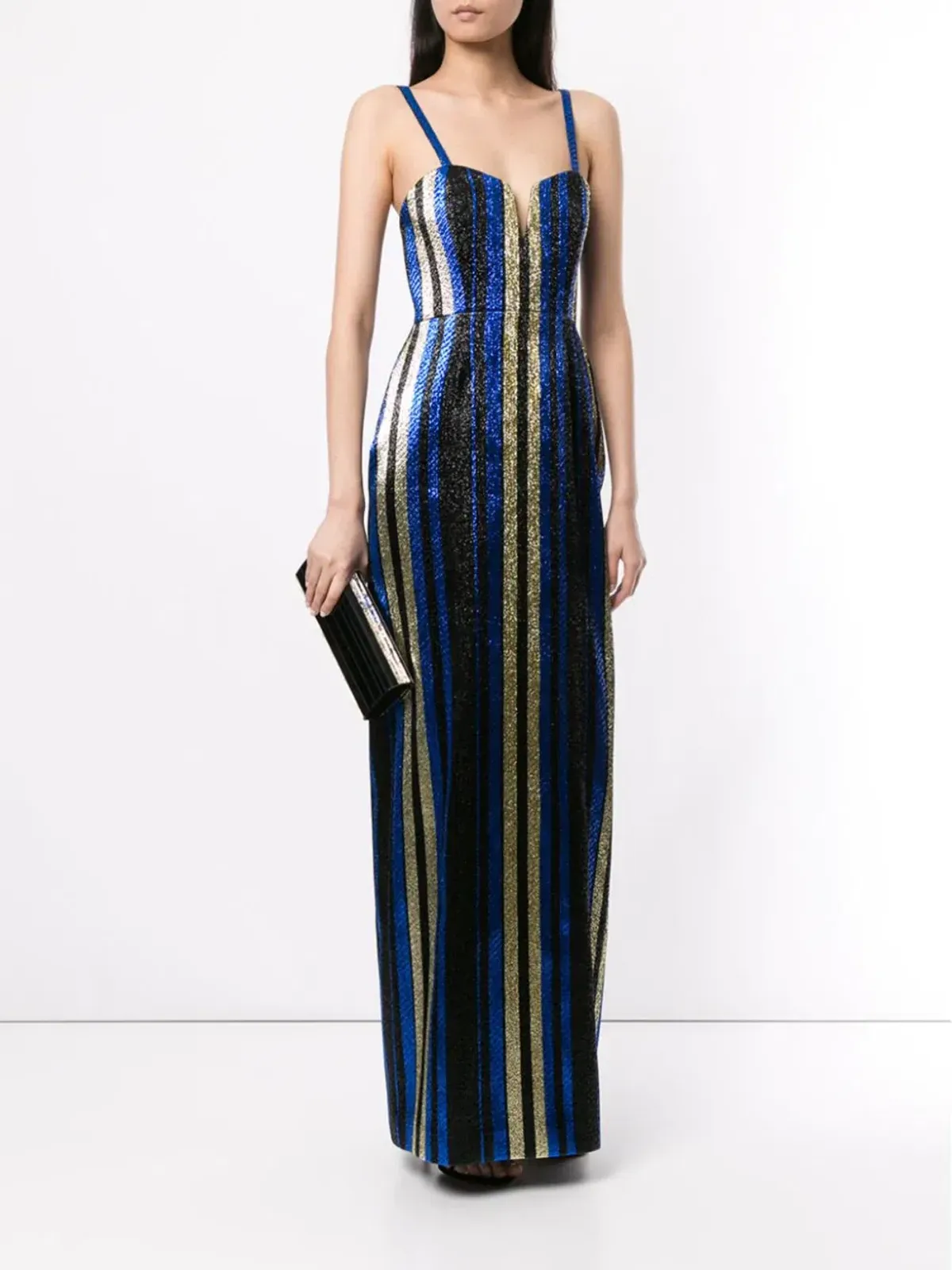 Alice McCall One World Striped Maxi Dress Multi Size 8 - Image 2