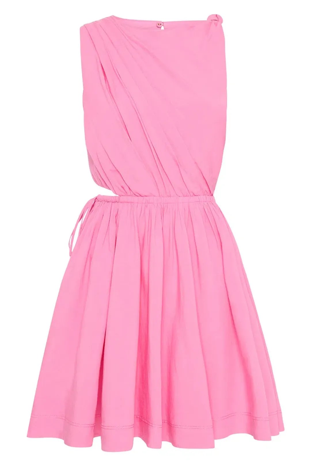 Aje Abbey Twisted Mini Dress Pink Size 14 for rent on The Volte - main image