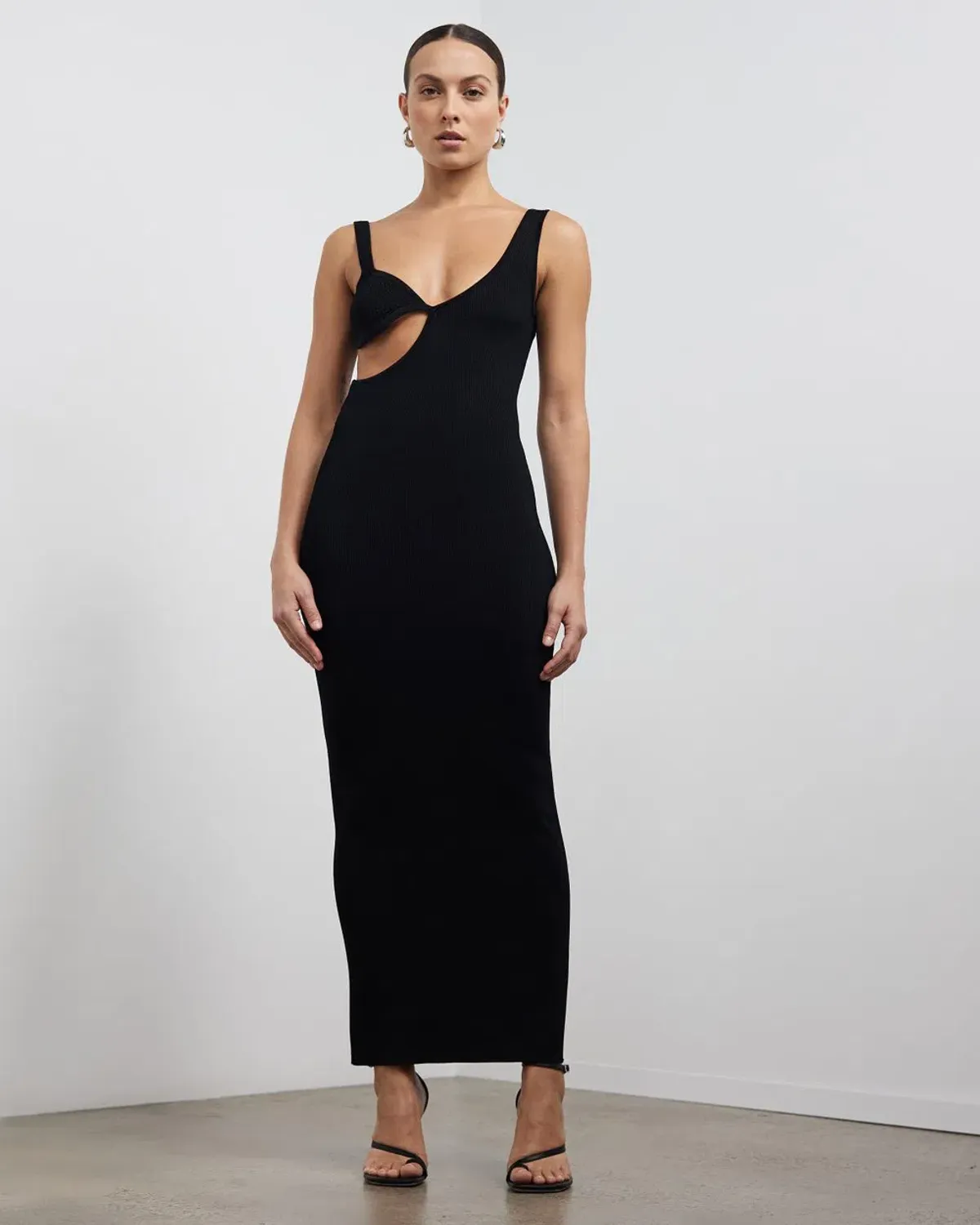 Auteur Studio Paris Midi Dress Black Size S / AU 8 - Image 1