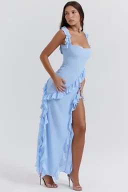 House of CB Ariela Dress Blue Size L / AU 12 for rent on The Volte - image 3