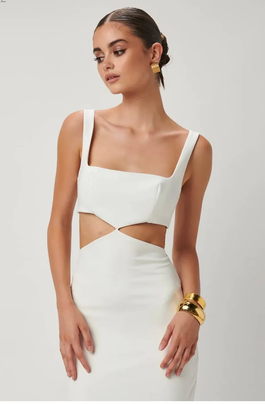 Effie Kats Gabriela Gown Ivory Size XS / AU 6 for rent on The Volte - main image