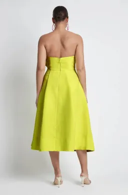 Sheike Florence Midi Dress Yellow Size 12 for rent on The Volte - image 4