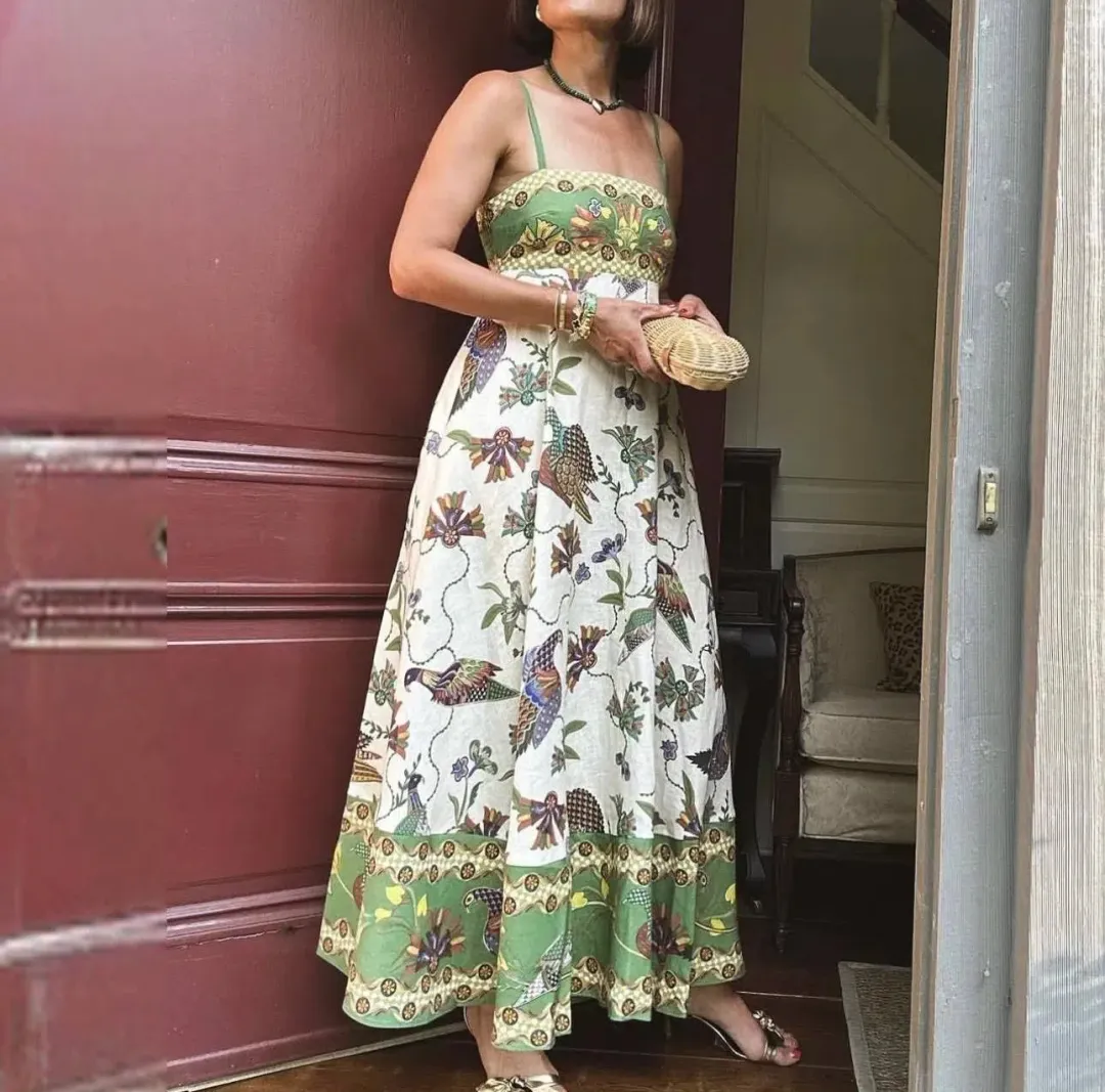 Alemais Birdie Sundress Multi Size 12 for rent on The Volte - main image