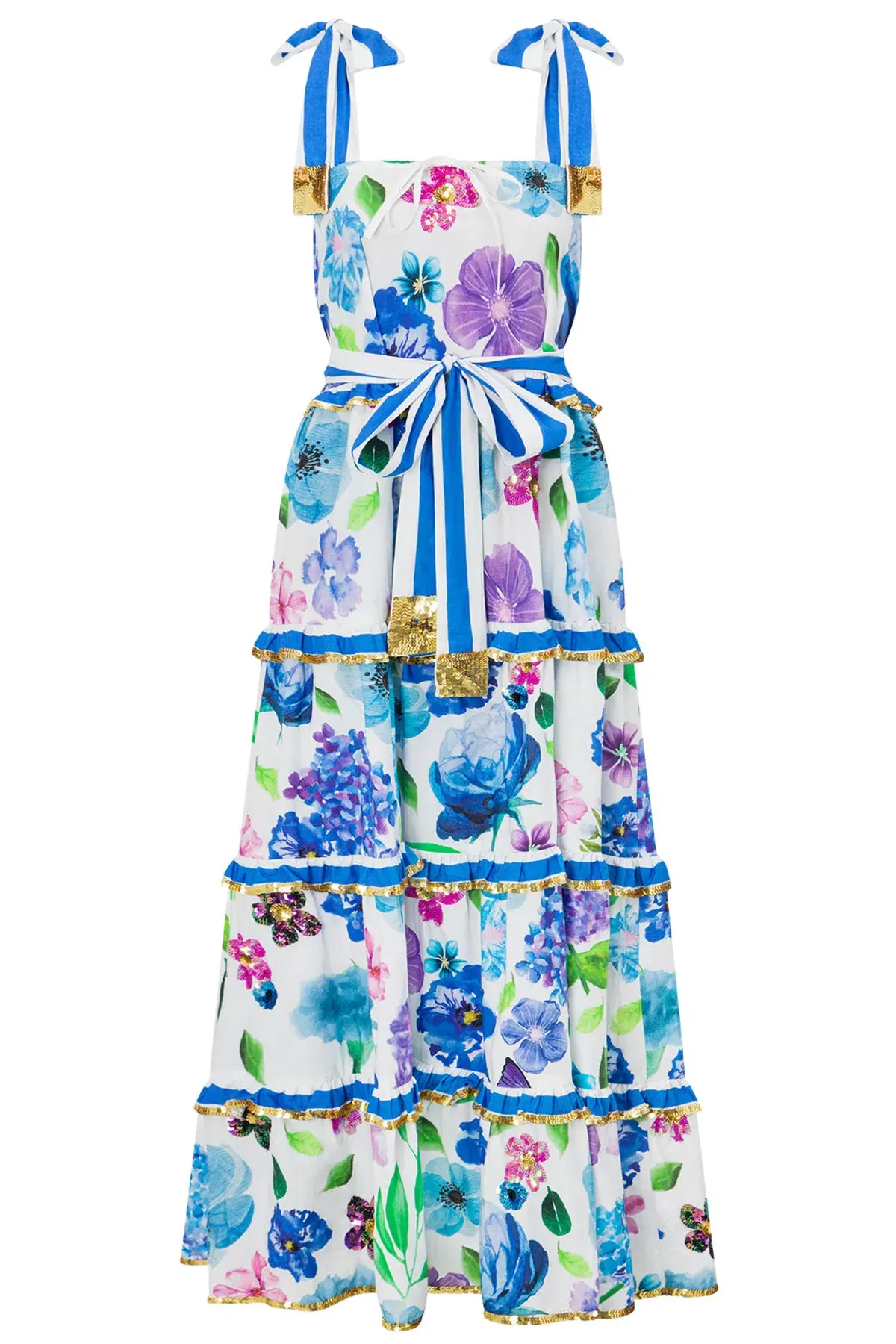 Bonita Buds to Blossom Scallop Dress Floral Size 10/S - Image 1