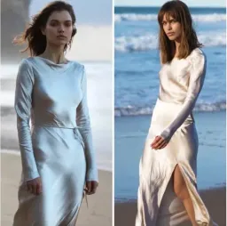 Bec & Bridge Moon Dance Long Sleeve Cowl Dress Sand Size 12 for rent on The Volte - image 7