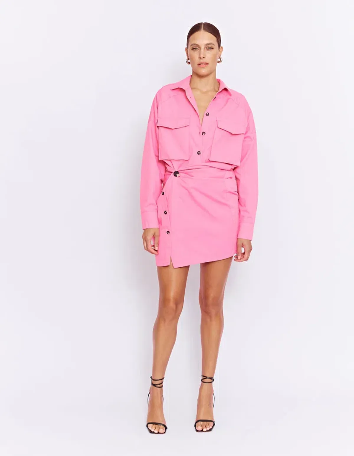 Pfeiffer The Forbes Mini Dress Ultra Pink Size M/Au 10 for rent on The Volte - main image