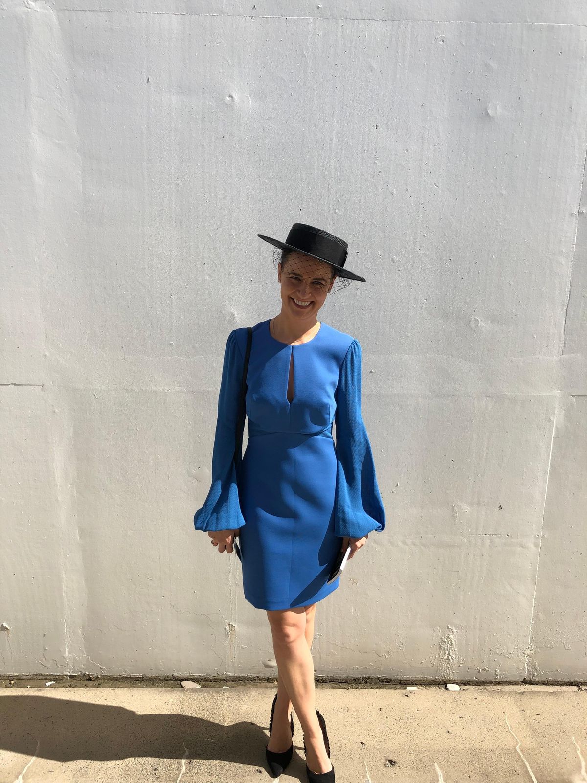 Rebecca Vallance Delphine Mini Dress in Cobalt Size 8 - Image 4