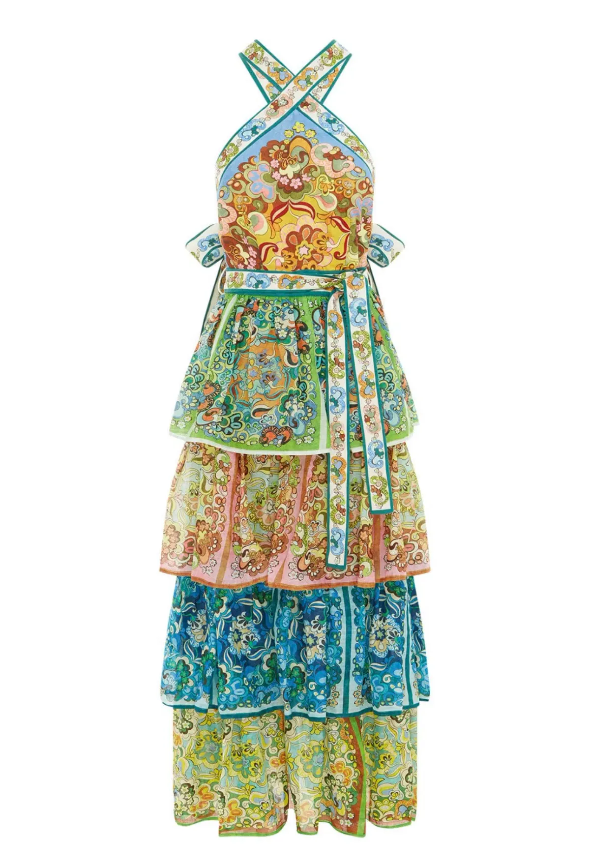 Alemais Dreamer Halter Tier Dress Size 10 - Image 5
