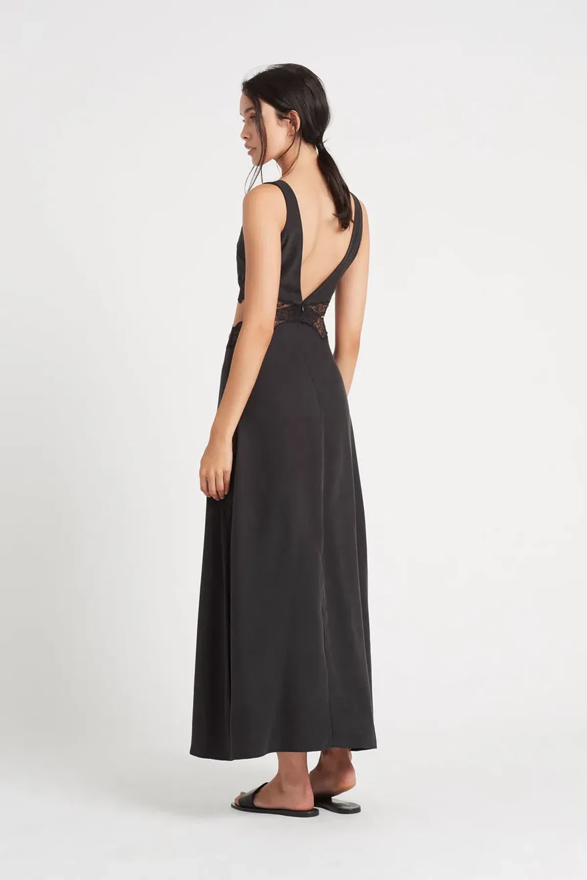 Sir the Label Alma Cut Out Dress Black Size 0/Au 6 - Image 2
