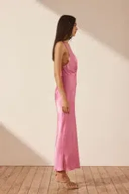 Shona Joy Arienzo Plunged Dress Pink Size 10 for rent on The Volte - image 3