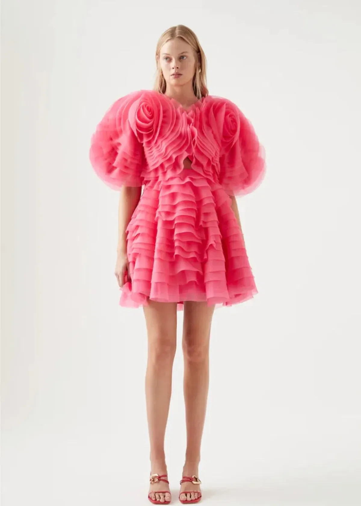 Aje Amour Mini Dress Pink Size 14 - Image 1