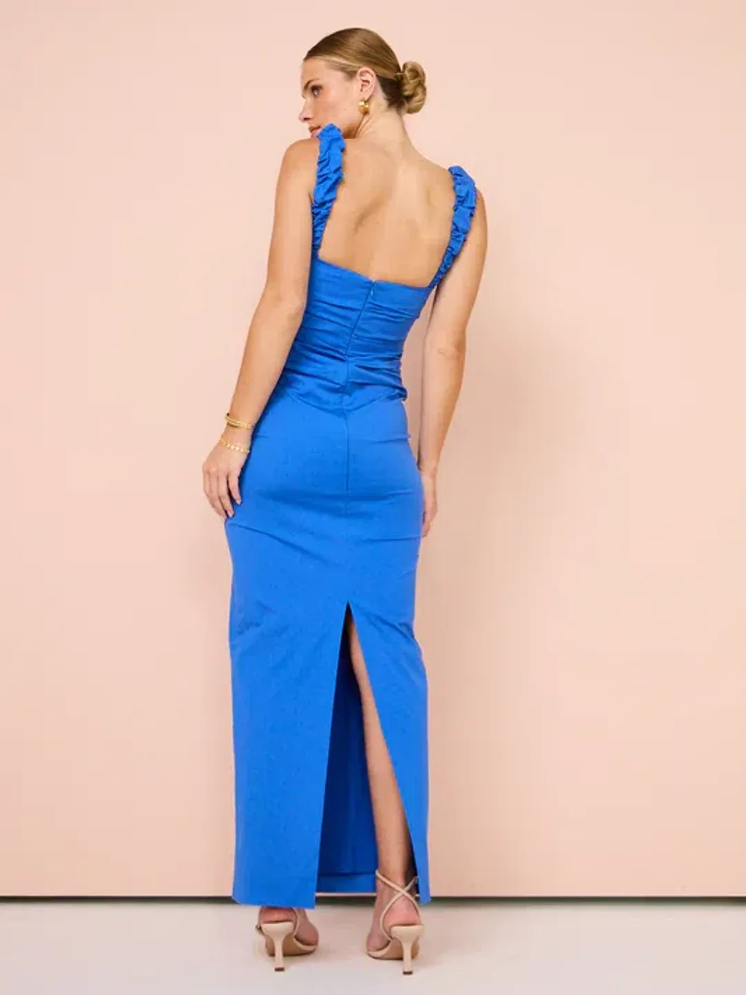Sir the Label Azul Balconette Gown Cobalt Blue Size 2 / AU 10 for rent on The Volte - main image