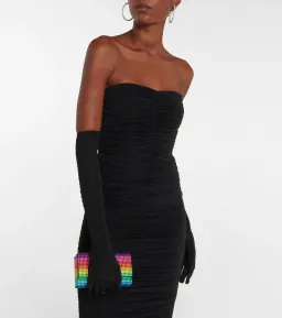 Alex Perry Haynes Strapless Gown With Gloves Black Size 6 for rent on The Volte - image 2