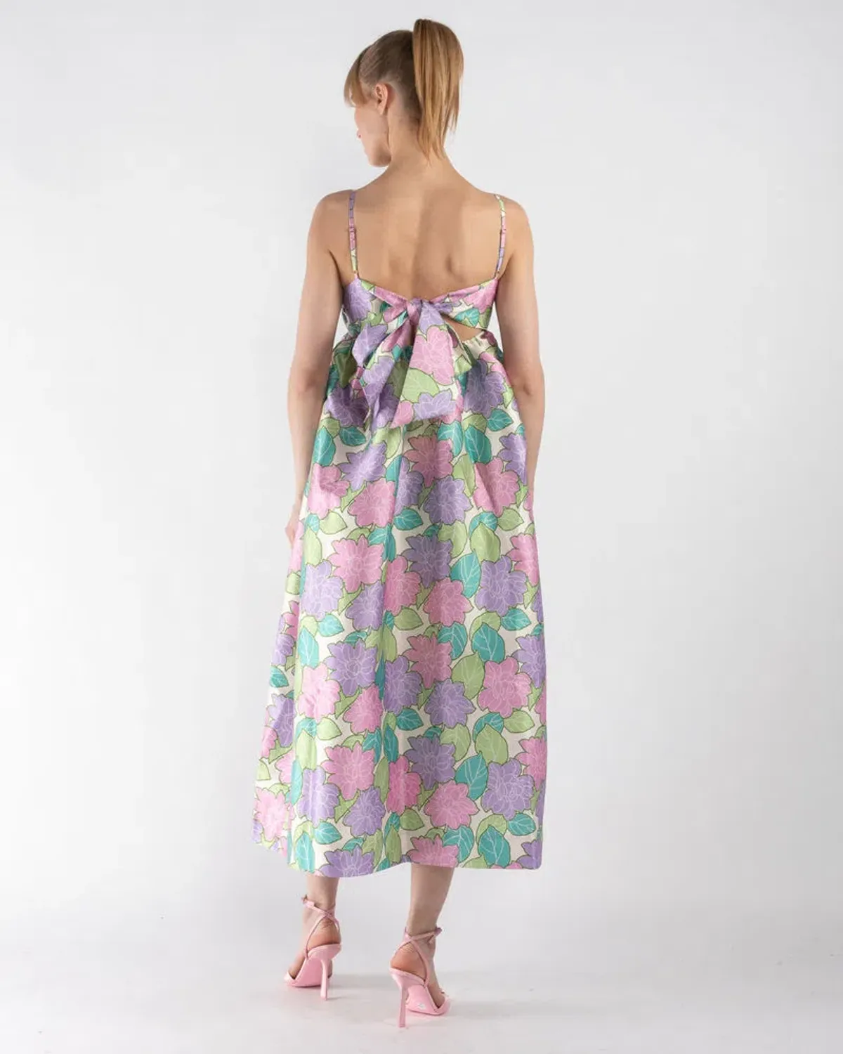 Alemais Luella Midi Dress Floral Size 4 - Image 2