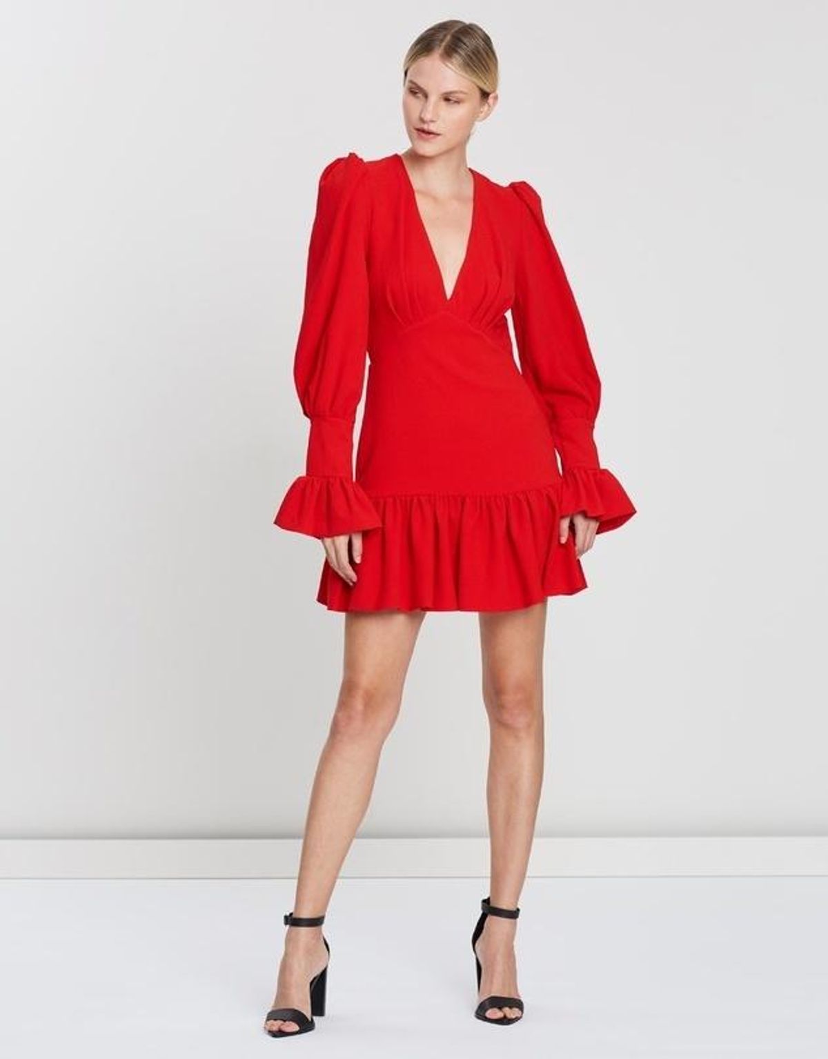 by Johnny anna v tulip sleeve dress size 6 - Image 1