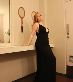 Alamour The Label Irma Low Neck Gown Black Size 10 for rent on The Volte - image 4