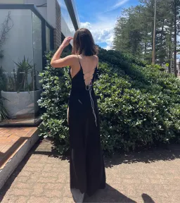 Alamour The Label Irma Low Neck Gown Black Size 6 for rent on The Volte - image 5