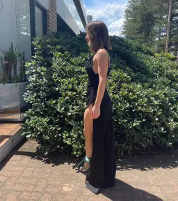 Alamour The Label Irma Low Neck Gown Black Size 6 for rent on The Volte - image 4