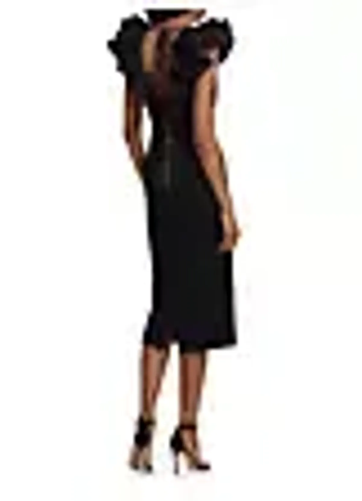 Rebecca Vallance Chloe Midi Dress Black Size 14 - Image 3