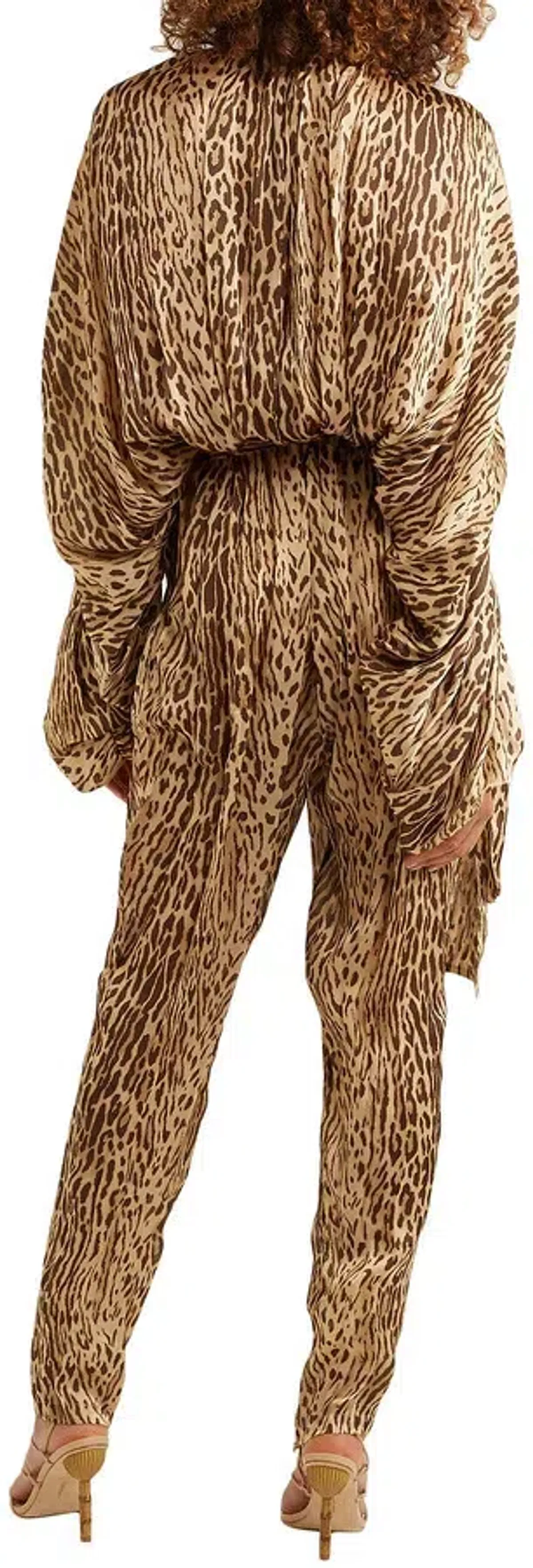 Zimmermann The Espionage Drown Jumpsuit Animal Print Size 0 / 8 AU - Image 3