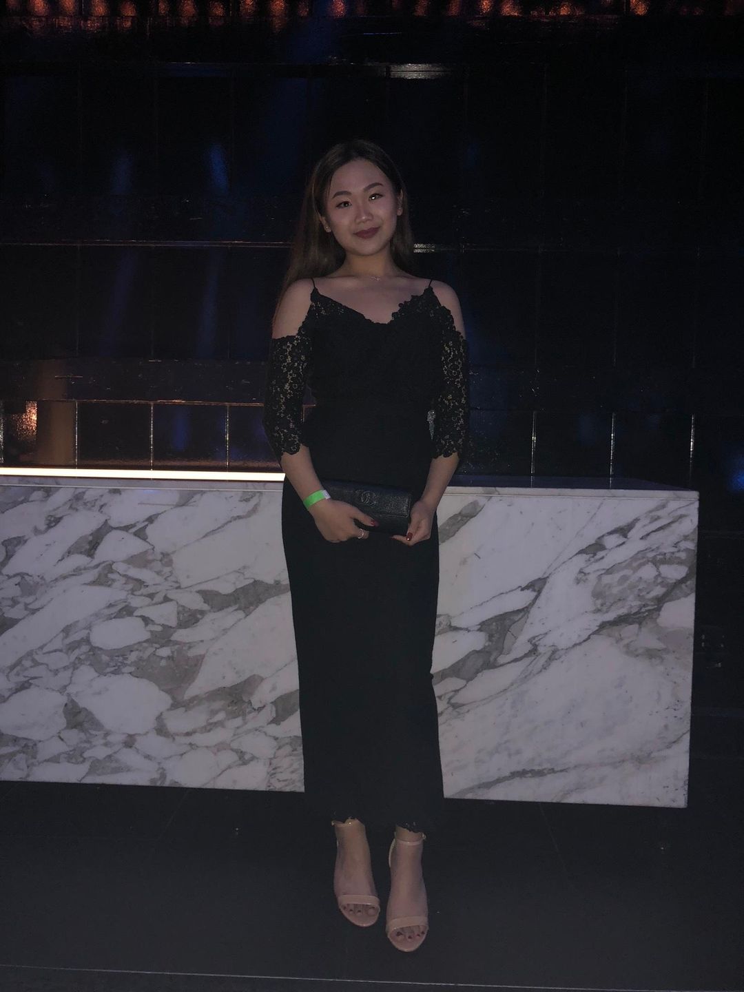 Elle Zeitoune Kendra Black Dress for rent on The Volte - main image