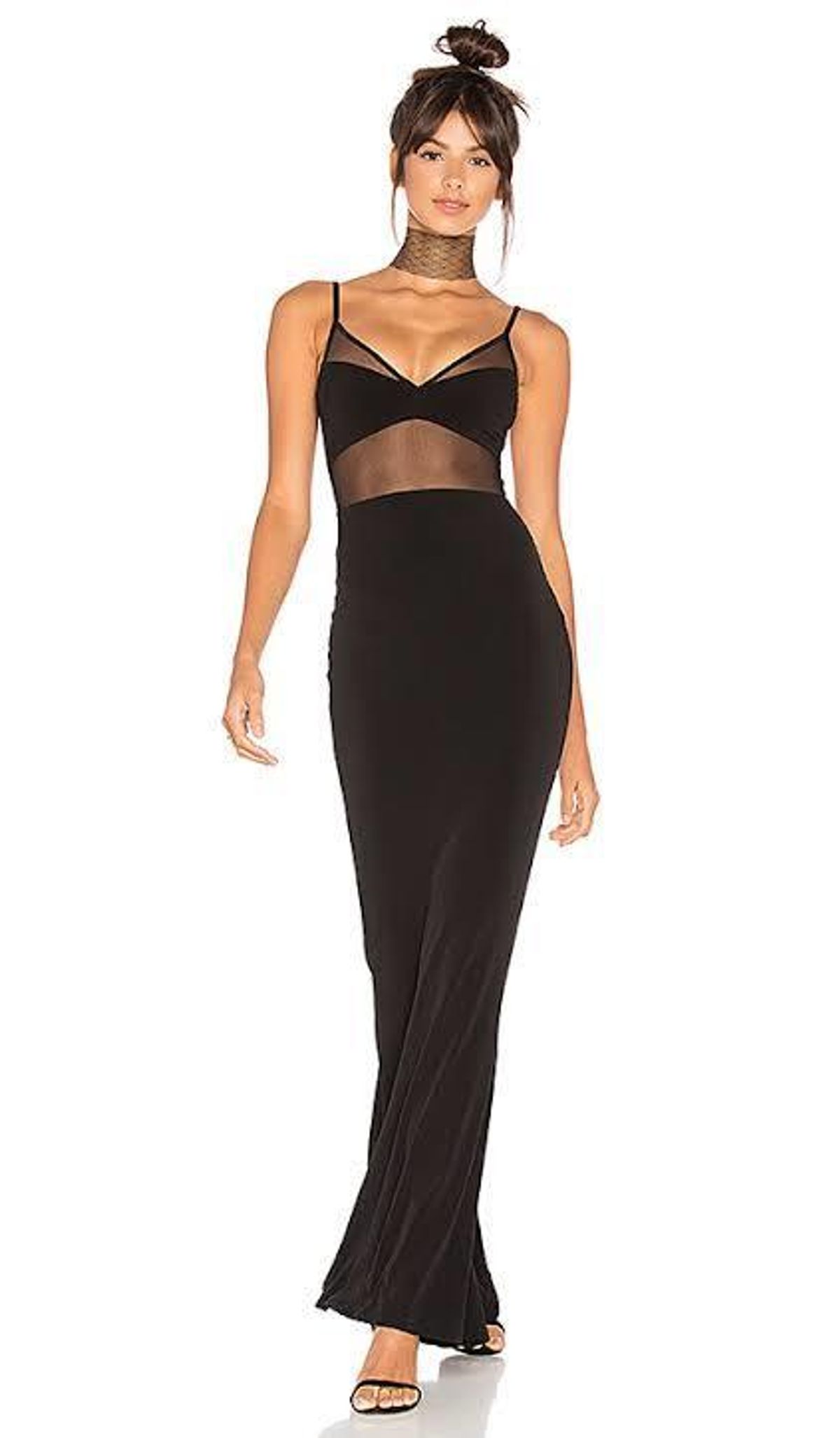 Hypnotize Gown Black for rent on The Volte - main image