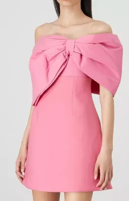 Rachel Gilbert Kace Mini Dress Pink Size 2 / AU 10 for rent on The Volte - image 3