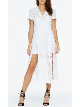 Alice McCall Daybreaker Midi Dress White Size AU 6 for rent on The Volte - image 1