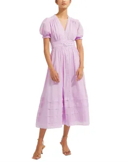 Steele Carmen Midi Dress Lilac Size L / AU 12 for rent on The Volte - image 1