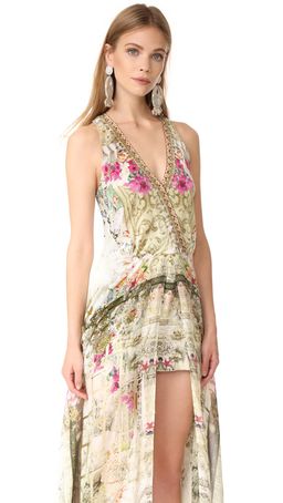 Camilla Girls in the Garden Wrap Romper Size S for rent on The Volte - image 3