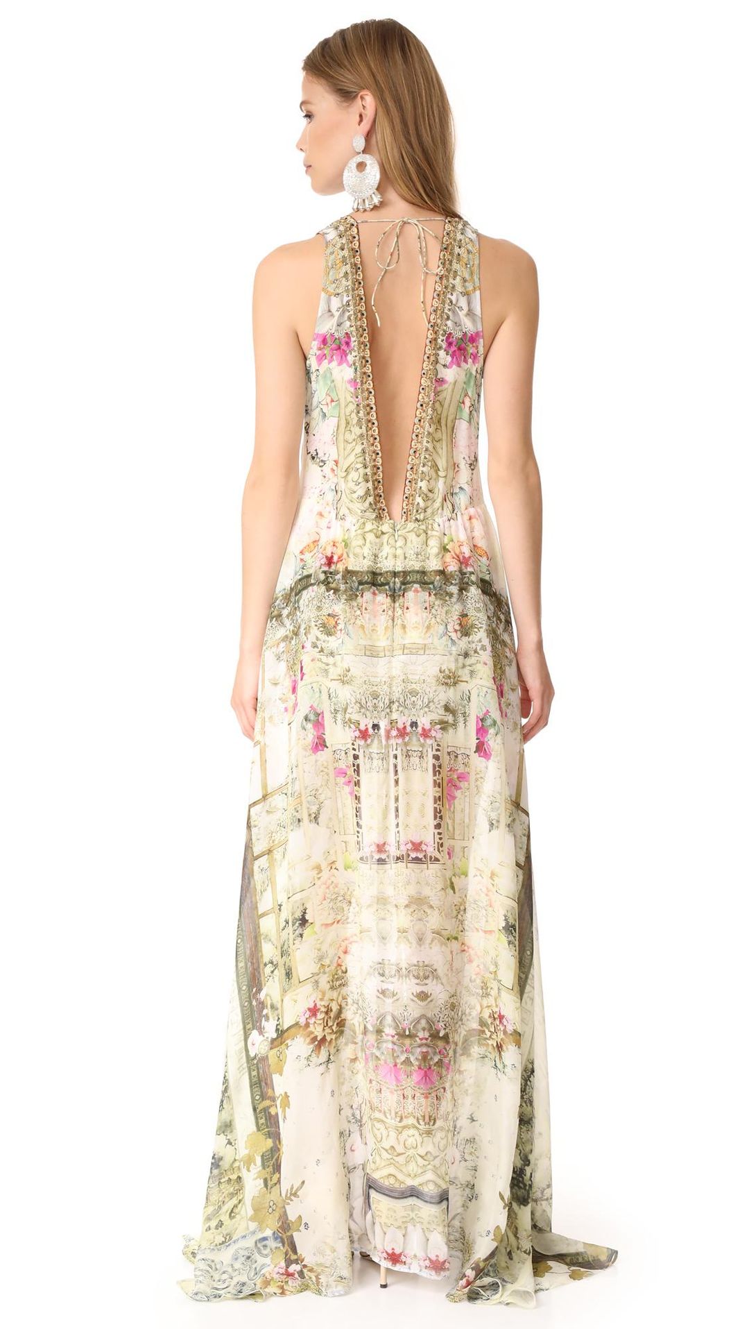 Camilla Girls in the Garden Wrap Romper Size S for rent on The Volte - main image