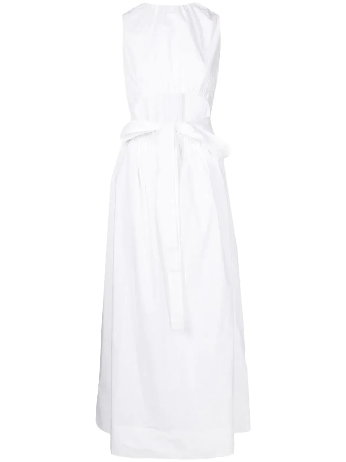 Sir The Label Dion Gathered Dress Ivory Blanc Size 1 / 8 AU - Image 4