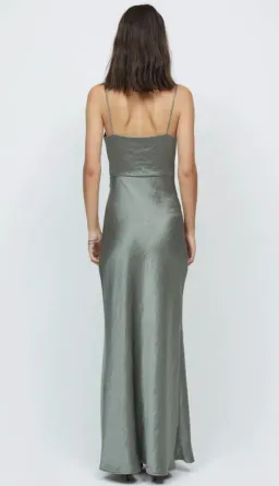 Bec & Bridge Nadia Maxi Dress in Khaki Size 10 for rent on The Volte - image 4