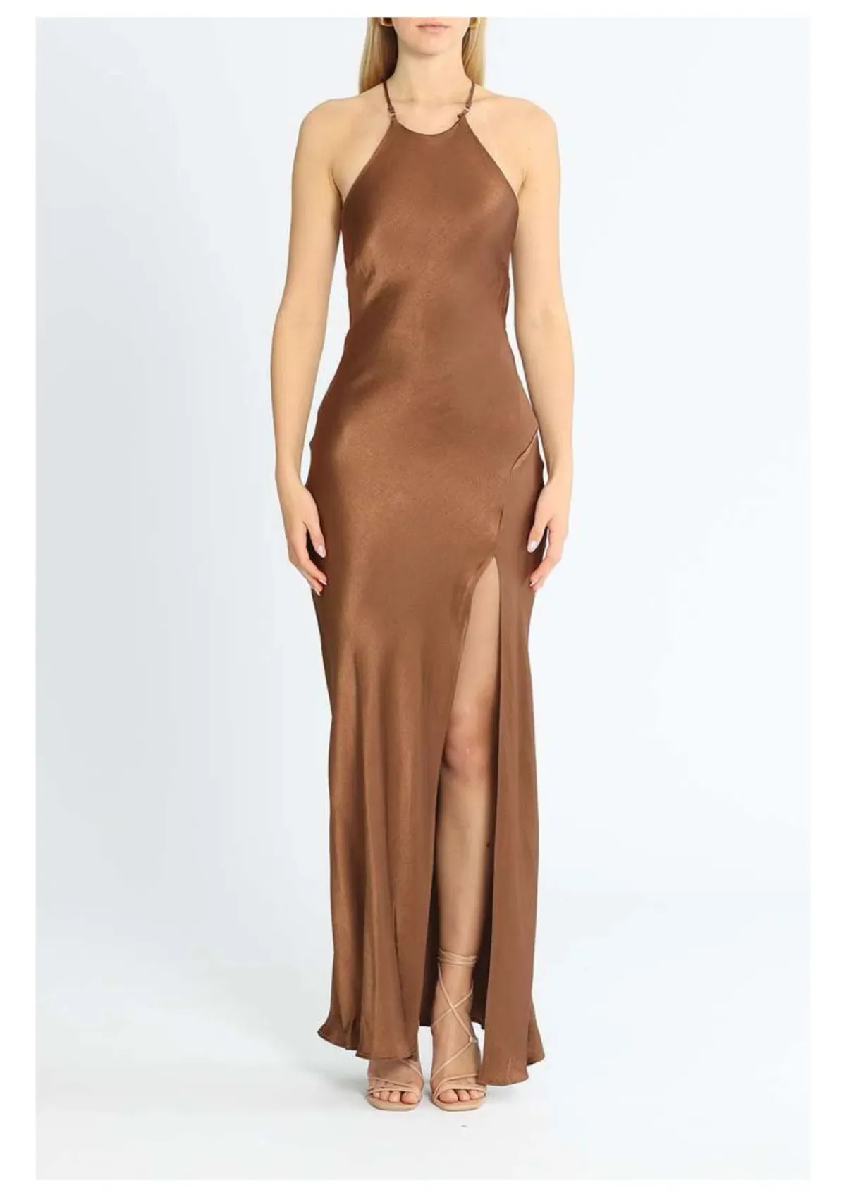 Bec & Bridge Annika Maxi Dress Brown Size 8 - Image 1