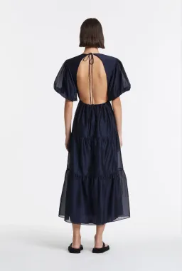 Sir the Label Franc Open Back Dress Navy Size 0/ AU 6 for rent on The Volte - image 2