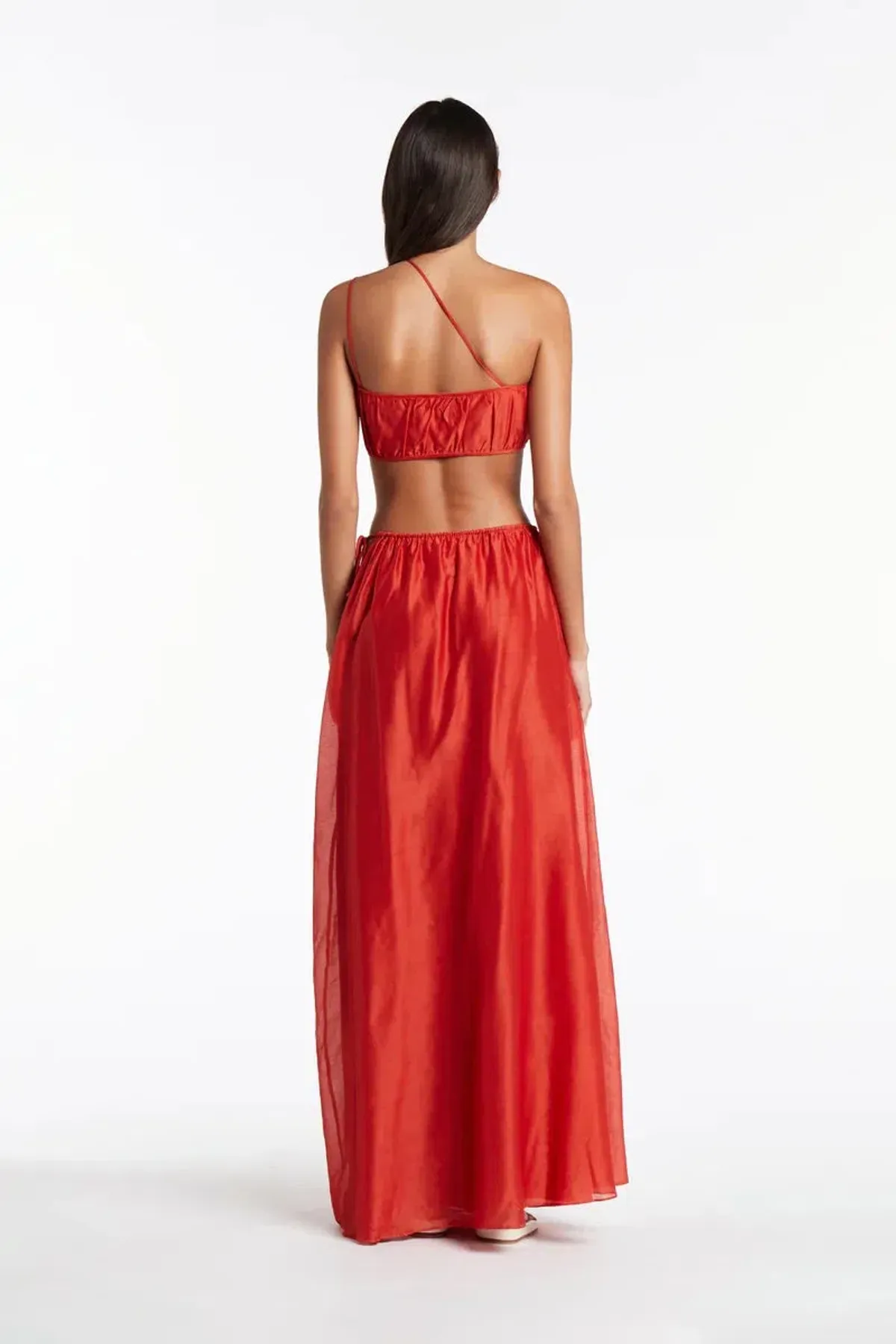 Sir The Label Lucelia Crop Top & Skirt Set Red Size 1 / AU 8 - Image 4