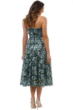 Moss and Spy Gardenia Strapless Dress Floral Size 8 for rent on The Volte - image 3