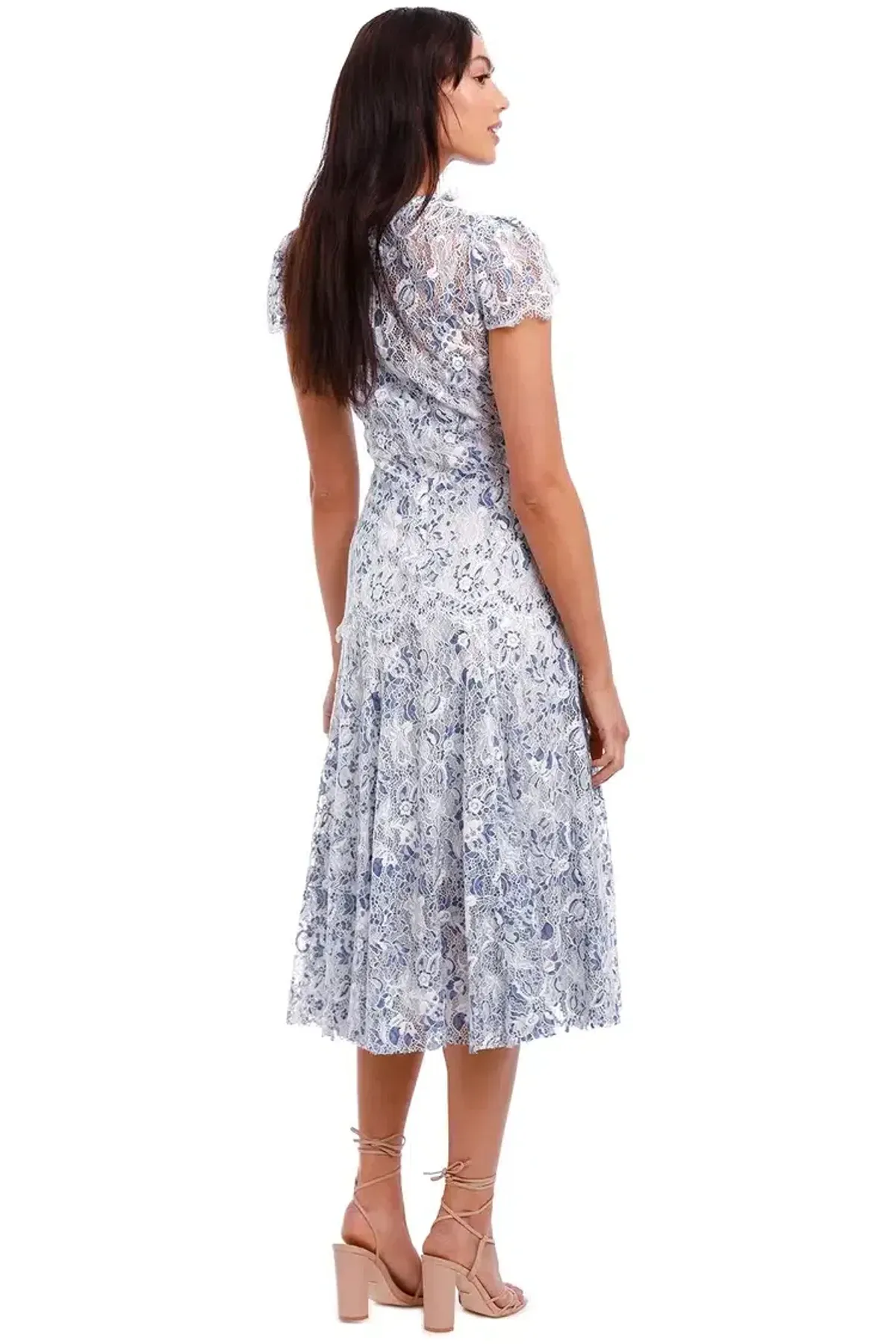 Moss and Spy Elodie Dress in Blue Size 12 - Image 3