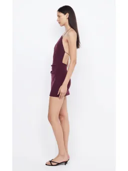 Bec & Bridge Andy Mini Dress Plum Size AU 6 for rent on The Volte - image 2